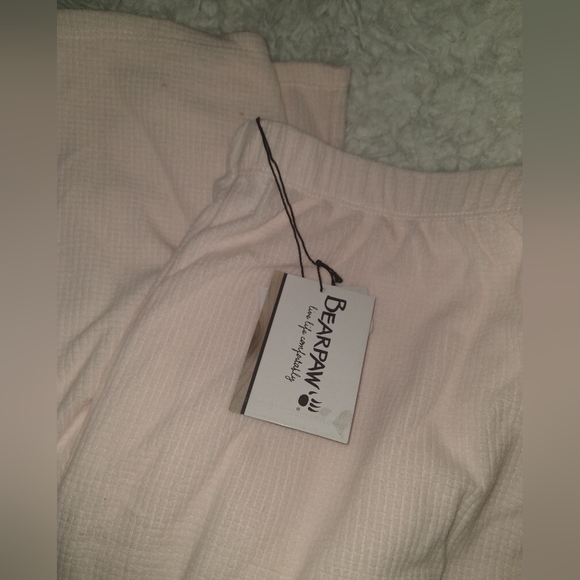 NWT Bear paw pajama lounge pants . Pink LG - Picture 8 of 11